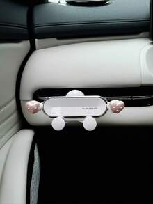 Heart-Shaped Car Phone Holder, Creative Car Air Vent Phone Navigation Bracket, Car Phone Mount, Auto Accessories - A - View 3