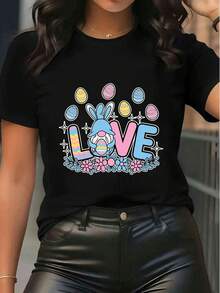 Women T-Shirts - Black - View 1