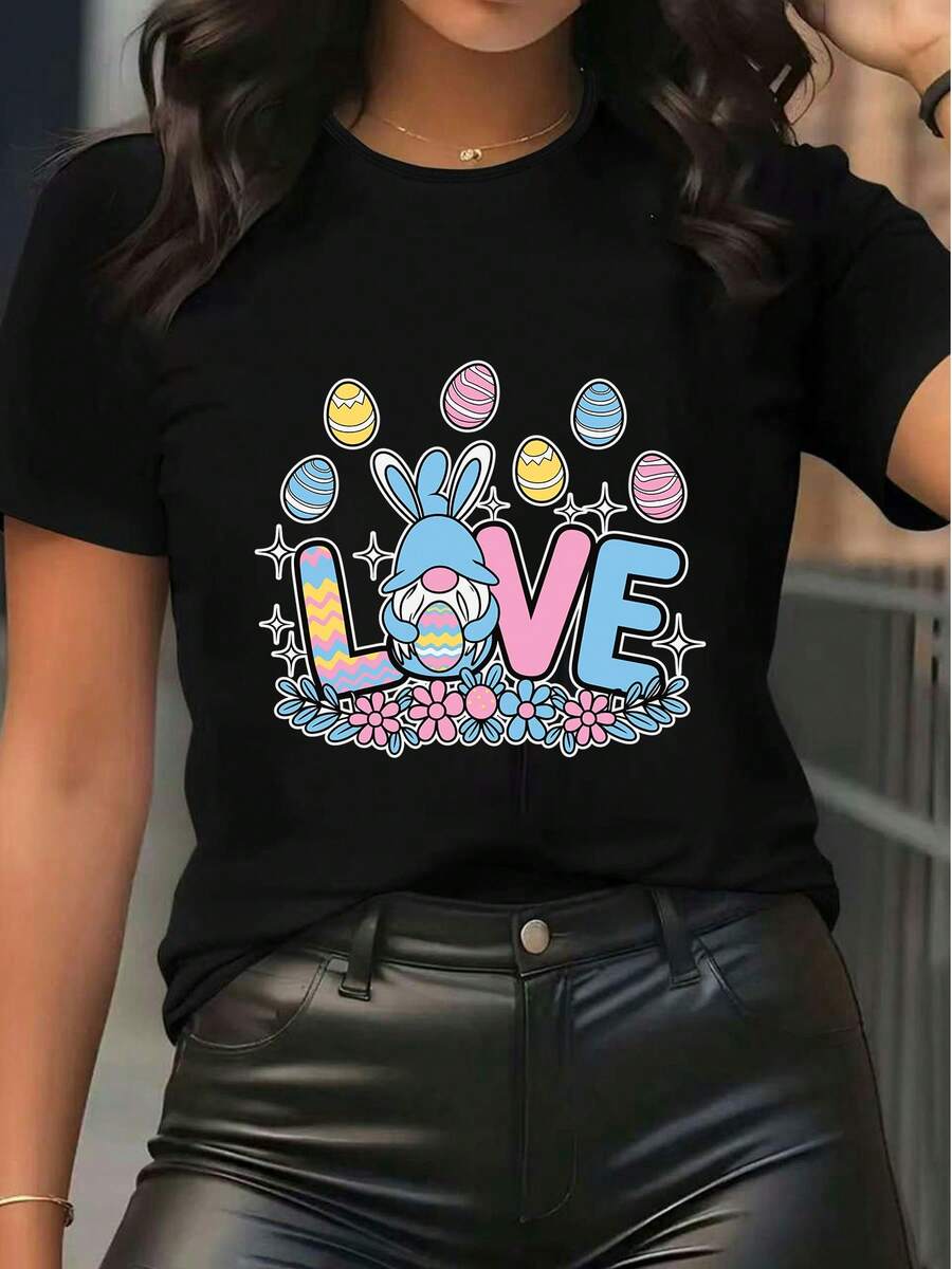 Women T-Shirts - Black - View 1