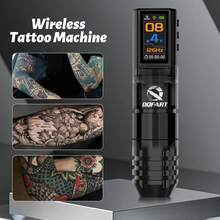 DQFART Wireless Tattoo Gun Set With 1600mAh Battery, Digital Display, Adjustable Modes, Professional Tattoo Machine, Includes Tattoo Needles, Tattoo Ink And Complete Tattoo Pen Set, Suitable For Beginners And Artists - Multicolor - View 12