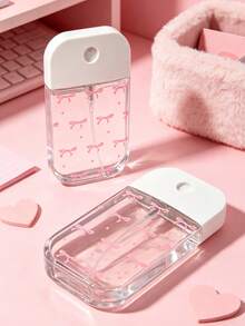 1.69-Ounce Mini Refillable Spray Bottle, Alcohol Compartmentalized Bottle, Equipped With Fine Mist Nozzle And Small Funnel. Made Of Transparent Pvc-Free Plastic, Odorless. Portable, Suitable For Travel And Daily Makeup Hydration., Perfume Bottle - View 2