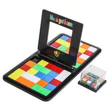 2026/Summer New Hot-Selling 1pc 2-Player Battle Game Magic Cube Sliding Puzzle | Competitive Interactive Desktop Toy | Reusable, Repeatable Play, Ideal Gift - Birthday Gift - Easter Gift - Perfect Gift - Holiday Gift - Multicolor - View 5