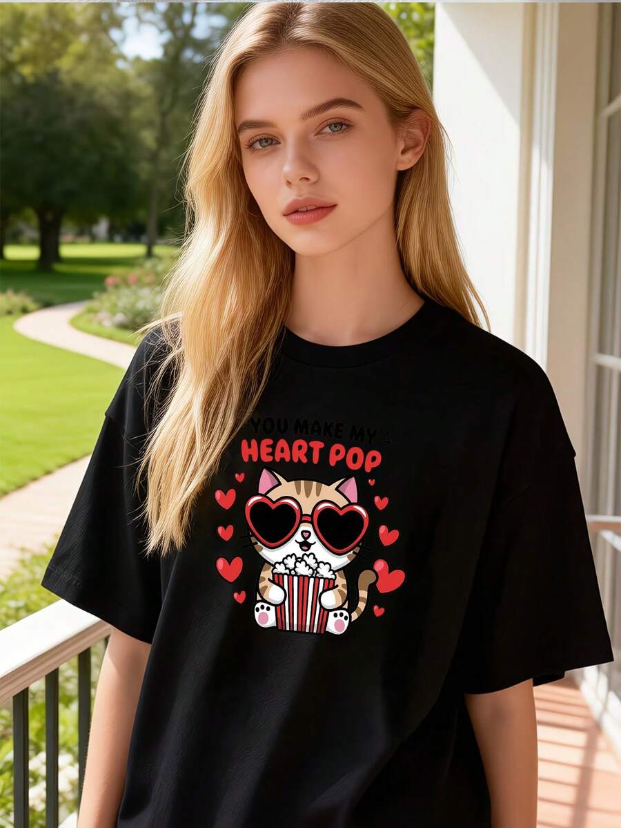 Women T-Shirts - Black - View 1