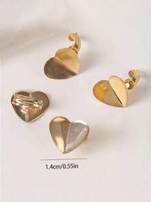 10pcs Luxury 3D Heart-Shaped Beaded Hair Pins, Bridal Updo Braiding Tool, Exquisite Fashion Versatile Hair Accessory - Multicolor - View 5