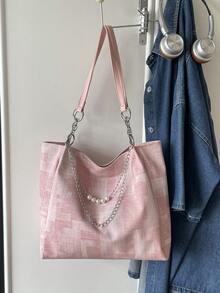 New Fashion Handbag For Women, Versatile Commuter Tote Bag With Large Capacity, Shoulder Bag - Multicolor - View 6