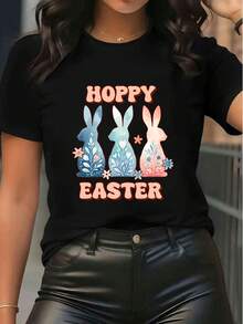 Women T-Shirts - Black - View 6
