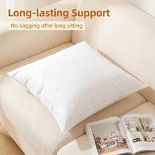 Hypoallergenic Polyester Throw Pillow Insert Soft Supportive Square Cushion Inner Core For Sofa Bed Home Hotel Decor - 22 X 22 Inches(55*55cm) - View 6