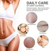 1pc African Exfoliating Bath Net, Nylon Material, Suitable For Daily Skin Smoothing And Exfoliation - Multicolor - View 3