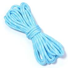 5 Yardas/Paquete Cuerda Trenzada de Poliéster, Cuerda de Escalada de Poliéster con Núcleo Bicolor, Cuerda Trenzada Hecha a Mano de 5mm - Cuerda de Versátil Adecuada para Correas de Mascotas, Manualidades de Encaje y Proyectos DIY, Cadenas de Teléfono, Llaveros, Accesorios de Ropa y Bolsos - Cuerda trenzada - Ver 10