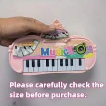 Kids Mini Electronic Piano Keyboard Toy, Portable Early Educational Musical Instrument With Sound, Fun Music Play Toy, Great Birthday Gift For Toddler - Multicolor - View 8