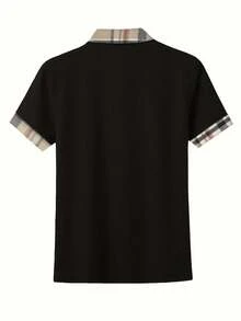 Fashionable Casual Top For Women - 黑色 - 查看 2