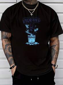 Men T-Shirts - Black - View 2
