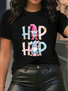 Women T-Shirts - Black - View 6