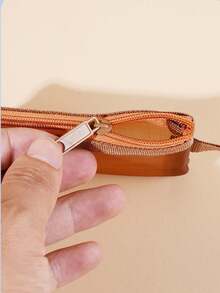 5pcs/1pc Tas Perlengkapan Mandi Jaring Segitiga Nilon Kapasitas Besar, Tas Kosmetik Portabel Tahan Air, Tas Kosmetik Multifungsi, Tas Alat Tulis, Tas Penyimpanan Kabel Data, Dompet Koin, Tas Penyimpanan Jaring Persegi Nilon Warna Retro, Tas Penyimpanan Kecil - MultiWarna - View 5