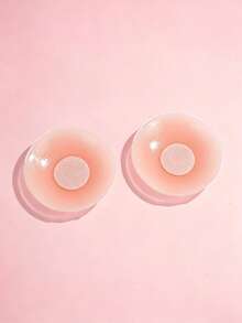 2/10pcs Reusable Invisible Nipple Covers, Seamless Non-Slip, Suitable For Various Occasions - Apricot - View 7