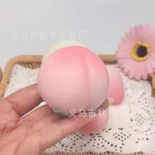 Assorted Styles Randomly Shipped New Sakura Pink Series Squeeze Toy Fruit Mousse Cake Original Slow Rebound Student Stress Relief Toy Sticky - Baby Pink - View 4