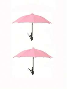 1/2pcs Mini Portable Sunshade Umbrella With Universal Clip Holder, Outdoor Sun Protection For Phones, Kindle, Navigation Devices, Anti-Glare Phone Screen Cover, Rain & Sun Proof, Essential For Travel - Multicolor - View 20