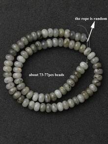 5*8mm Abacus-Shaped Beads, Emperor Stone Agate Beads, Jade Stone Beads, DIY Loose Beads, Jewelry Making Materials, Bracelet Making Accessories - Multicolor - View 15