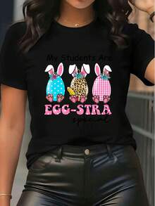 Women T-Shirts - Black - View 6