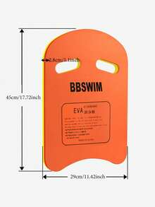 1pc Fun Easy-Grip Swimming Kickboard, Thick EVA Foam Pool Training Board, Aesthetic Dual-Color Swimming Buoyancy Equipment, Summer Water Fitness Swimming Accessory, Gift For Beginner Swimmers, Bright Color Adult Pool Float, Summer Pool Party Gift - Multicolor - View 6