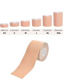 Elastic Chest Tape, Prevents Chest Bulge, Lifts And Firms Chest, Invisible Design - Suitable For Women's Lingerie And Underwear Accessories - Apricot - View 3