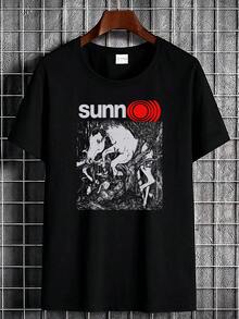 Men Outdoor Tees & Tanks - Black - View 1