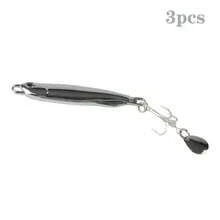 1pc Metal Spoon Shaped Fishing Lure, Hard Bait, Bass Lure, Saltwater Fish Lure - Silver - View 18