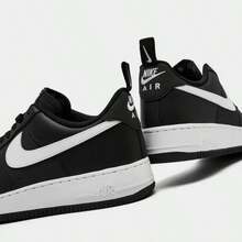 Nike Air Force 1 '07 LV8 Casual Shoes Men's  Black/White/Black IR5599-001| Court-To-Street Style, Iconic Silhouette - 白黑色 - 查看 4