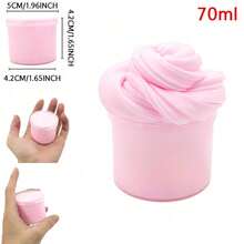 UINLE Baby 1pc/5pcs Kit Pembuatan Slime DIY, Warna Macaron Segar, Tekstur Cloud Butter Super Lembut Tidak Lengket, Stoples Kecil 70ml Kemasan Terpisah, Mainan Remas Penghilang Stres, Cocok Untuk Kelas Kerajinan Anak, Permainan Pesta Dan Relaksasi Sehari-hari - MultiWarna - View 18