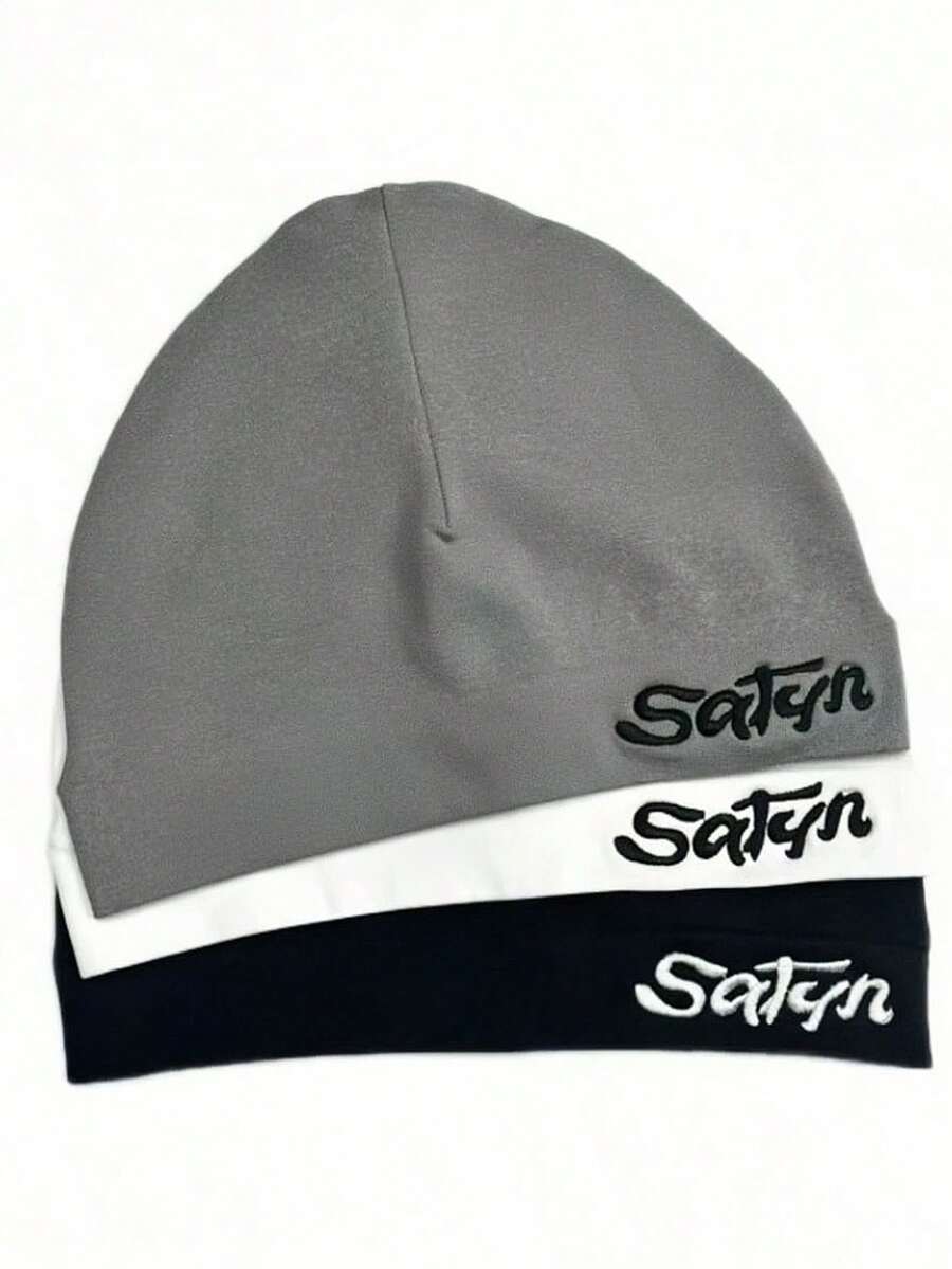 1 buah Topi Rajut Nilon Kasual Warna Polos Bermotif, Olahraga Luar Ruangan Tahan Angin Hangat Gaya Jalanan