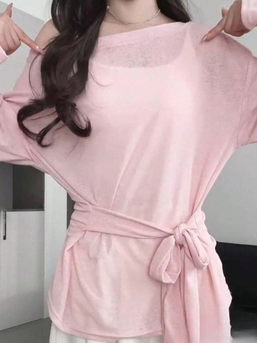 Women Tops - Pink - View 1