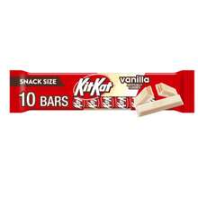 KIT KAT® Milk Chocolate Wafer King Size 3 Oz Bar + Vanilla Flavored Wafer Snack Size 10 Count, Variety Pack (2 Items) - Chocolate - View 3