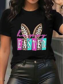 Women T-Shirts - Black - View 6