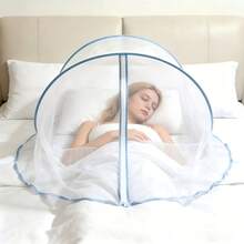 Mosquito Net, No Installation Required, Portable, With Mosquito Net Bedspread Hood, Portable Design, Suitable For Travel And Home (Hand Washable, Easy To Install) - Multicolor - View 1