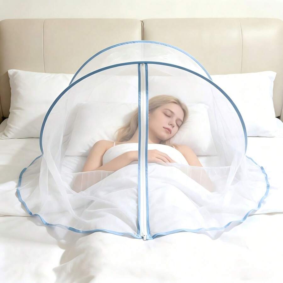 Mosquito Net, No Installation Required, Portable, With Mosquito Net Bedspread Hood, Portable Design, Suitable For Travel And Home (Hand Washable, Easy To Install) - Multicolor - View 1
