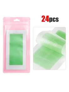 24/12/6/3/2/1pc Disposable Wax Strips, Suitable For Women's Facial Hair, Arms, Legs, Armpits, Eyebrows, Bikini Line And Other Areas, Easily Achieve Smooth Skin. - Multicolor - View 24