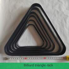 Pool Ball Triangle Rack - Plastic Billiard Ball Holder For 25mm/32mm/38mm/44mm Mini Pool Balls - Black - View 6