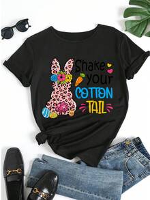 Women T-Shirts - Black - View 5
