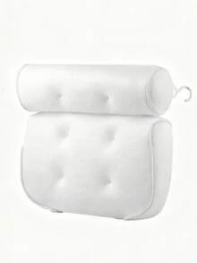 1/2 buah Bantal Mandi dengan Perekat Anti Selip, Penopang Leher dan Punggung, Aksesori Kamar Mandi Rumah, Bantal Mandi Jala, Bantal SPA, Bantal Sandaran Punggung, Untuk Menggosok dan Mengelupas Kulit Punggung, Dapat Dicuci dengan Mesin, Lembut dan Nyaman, Mudah Dibersihkan, Dengan Perekat Anti Selip - Satu ukuran cocok untuk semua - View 2