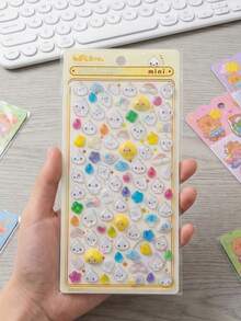 3D Animal Character Crystal Decorative Stickers, Suitable For Scrapbooking, Rewards And Christmas Crafts - Multicolor - View 7
