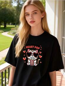 Women T-Shirts - Black - View 6