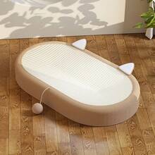 Tablero rascador de Sisal, cama integrada para gatos, adecuada para familias multigatos, capas superiores e inferiores, marco de escalada cálido para gatos - Cambiador de sisal - Ver 14