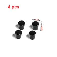 Set 4 Gagang Dapur, Tarikan Pintu T-Bar Stainless Steel, Kenop dan Gagang Kabinet, Perangkat Keras Furnitur Hitam - hitam - View 14