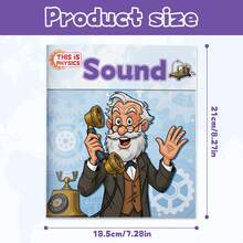 Kids Science Reading Game Book, Sound Learning Story For Early Physics Exploration, Everyday Listening Discovery And STEM Thinking - Early Physics Exploration - View 3