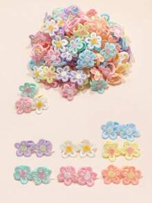 50pcs Baby Hair Ties, Random Color - Multicolor - View 11