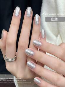LYTTOA 10ml Champagne Gold Reflective Glitter Gel Nail Polish - Starry Sparkle Soak Off UV 1pc/4pcs - Multicolor - View 15