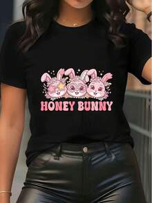 Women T-Shirts - Black - View 6