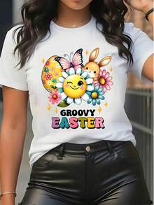 Women T-Shirts - White - View 6