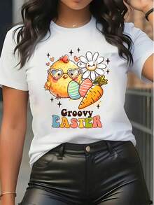 Women T-Shirts - White - View 6