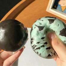 3pcs Ultra Soft Mint Chocolate Crispy Squeeze Toy, Stress Relief Squishable Cracking Sound Modeling Prop, Teens, Gag, Friends, Holiday, Valentine's Day - mint - 查看 4